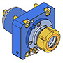 BMT54 BOLT PATTERN 60x75 AXIAL DRILLING MILLING HEAD ER32 ABX MIYANO SYY ABX MIYANO THY